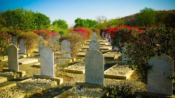 Graves Italian Martyre Cimitero Italiano Marzo 2011 Keren Eritrea — Foto Stock