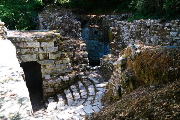 Aslanlı Kapı Antik Şehir Butrint Sarande Arnavutluk Yakınındaki Kalıntıları Için — Stok fotoğraf