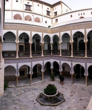 Dar Mustafa Paşa Sarayı Casbah - 10 Ocak 2017 Cezayir, Cezayir, görünümüne