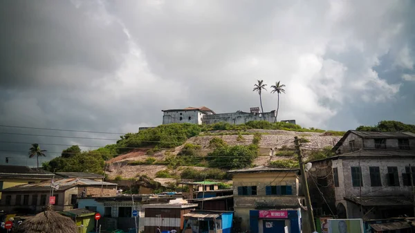 Vista Exterior Castillo Fortaleza Elmina Noviembre 2015 Ghana — Foto de Stock