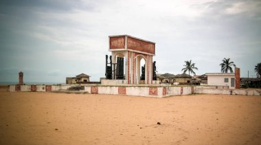 Mimari arch kapı No dönmek Ouidah, Benin