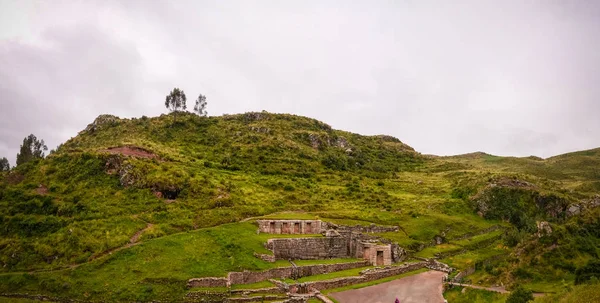 Vista Esterna Sul Sito Archeologico Tambomachay Cuzco Perù — Foto Stock