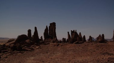 Yayla Ennedi aka taş orman, Chad, soyut kaya oluşumu