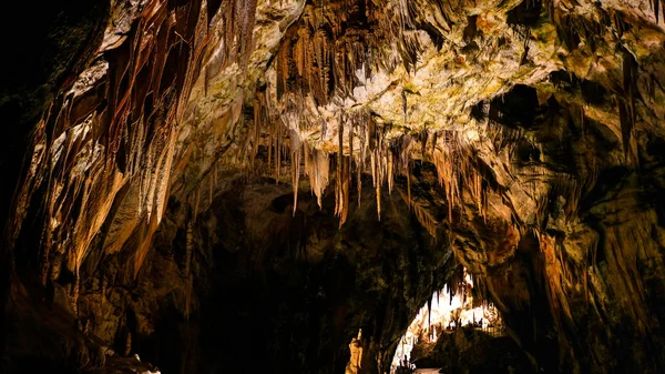 Interior Postojna Cave Aka Postojnska Jama Slovenia — Stock Photo, Image