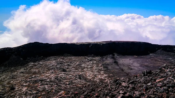 Panoráma Caldera Pico Vulkán Azori Szigetek Portugália — Stock Fotó