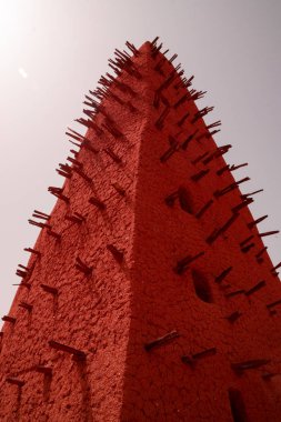 Agadez, Nijer, Ulu Camii dış görünümüne