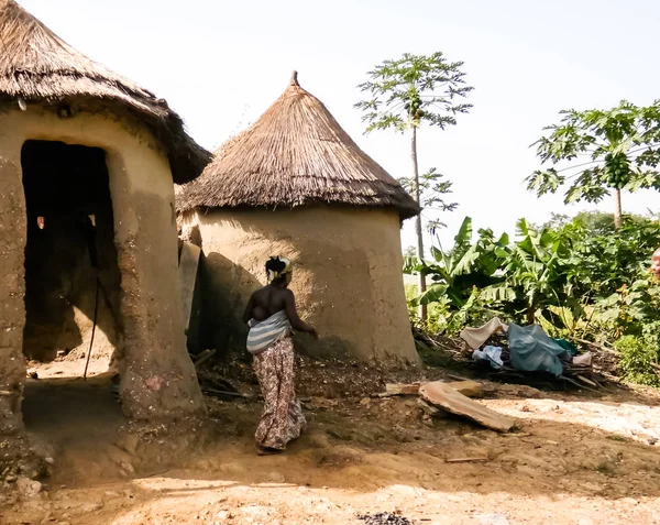 Pueblo Tradicional Oveja Nowember 2015 Tatale Togo —  Fotos de Stock