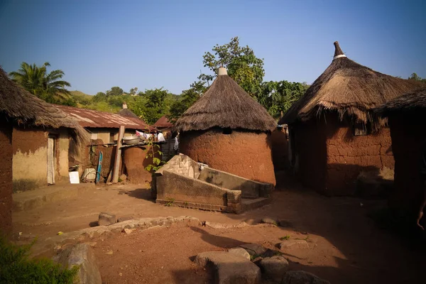 Traditionele Losso Aka Nawdba Mensen Dorp Doufelgou Regio Kara Togo — Stockfoto
