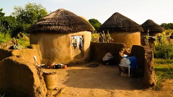 Traditioneel Dorp Van Mensen Van Ooi Buurt Van Tatale Togo — Stockfoto