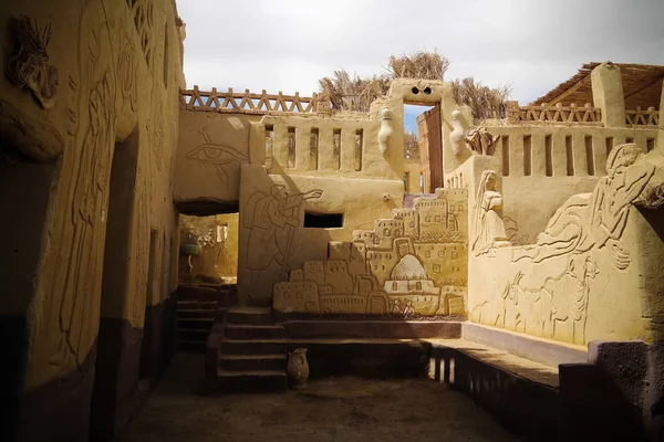 Εσωτερικό Της Badr Μουσείο Και Σπίτι Μαρτίου 2015 Farafra Αίγυπτος — Φωτογραφία Αρχείου