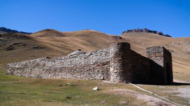 Tash Rabat Kervansaray Tian Shan dağ, narin ili, Kırgızistan