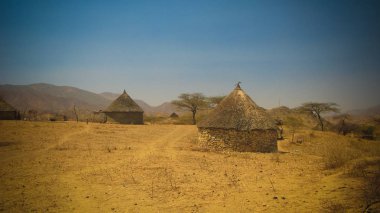 Bilen için aka Keren, Anseba bölgesi, Eritre Bogo veya Agaw kabile köyünde görüntülemek