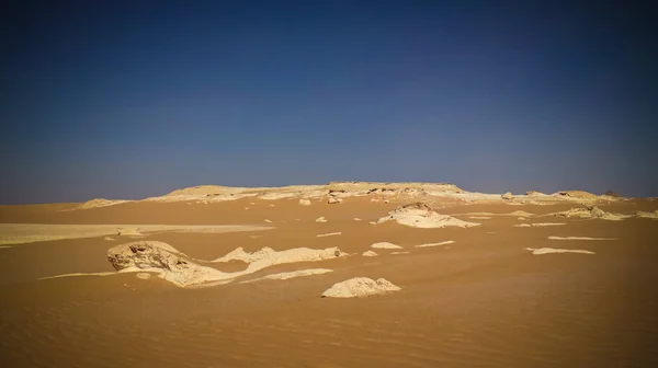 Panorama Landscape Great Sand Sea Siwa Oasis Egypt — стоковое фото