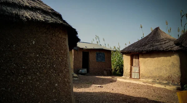 Traditioneel Dorp Van Mensen Van Ooi Buurt Van Tatale Togo — Stockfoto