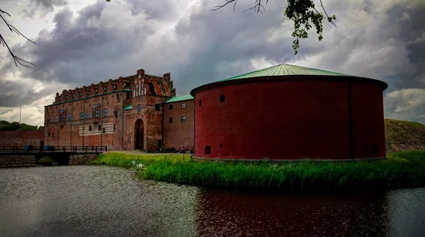 Vista Serale Esterna Castello Malmo Svezia — Foto Stock