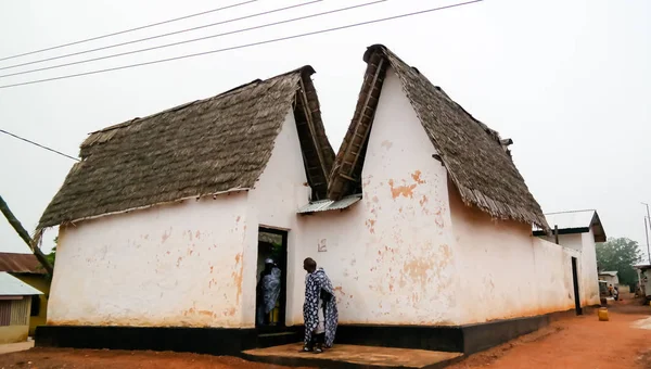 Vista Santuario Tradicional Asante Besease Noviembre 2015 Ejisu Kumasi Ghana —  Fotos de Stock