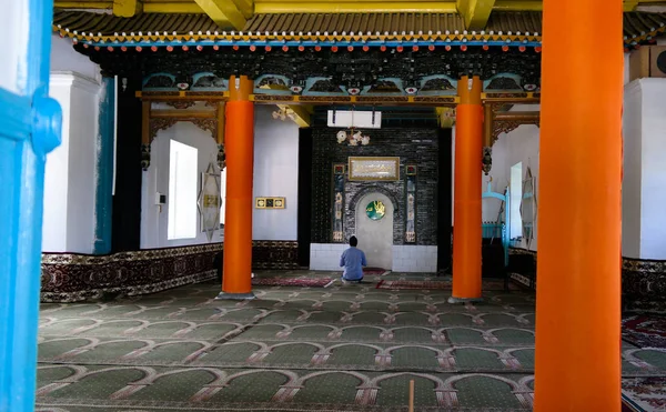 Interior View Dungan Mosque Karakol Kyrgyzstan — Stock Photo, Image