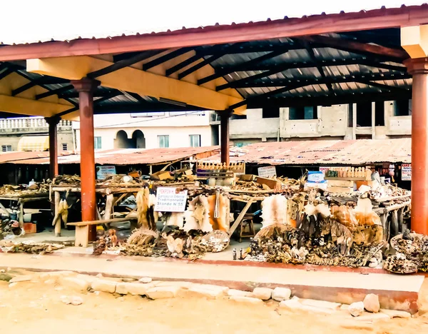 Рынке Акодессева Вуду Октября 2015 Ауйда Бенин — стоковое фото