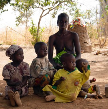 Portre Dowayo aka Duru kabile aile - Poli, Kamerun