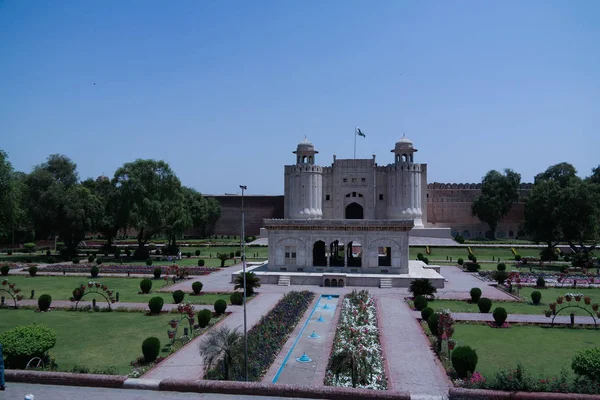 Alamgiri πύλη φρούριο Λαχόρη, Πακιστάν Πουντζάμπ — Φωτογραφία Αρχείου