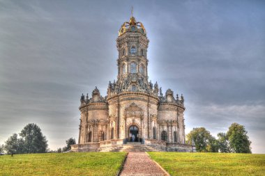 Dış görünümünü iz yok, kilise kutsal bakire Dubrovitsy Znamenskaya kilise, Podolsk Moscow region, Rusya Federasyonu