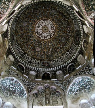 Taiz, Yemen Ashrafiyah Camii kubbe iç görünüş