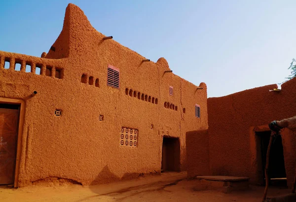 In den strassen der agadez altstadt, niger — Stockfoto