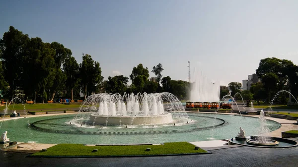 Çeşme rezervasyon Park, Lima, Peru için görüntüleyin — Stok fotoğraf