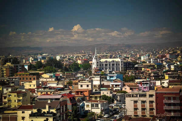 Vista panorâmica aérea para Antananarivo, capital de Madagáscar — Fotografia de Stock