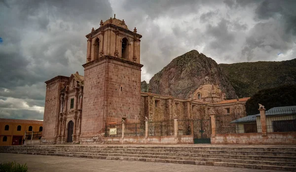 Exterior view to Iglesia de Santa Isabel de Pucara, Puno, Peru — 스톡 사진