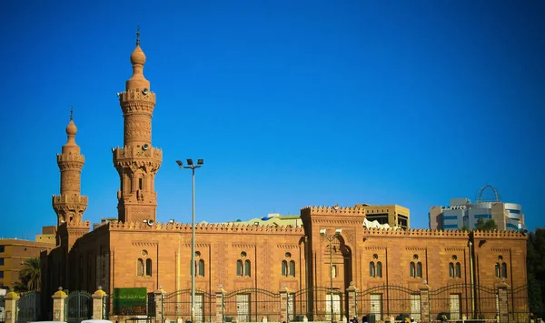 Exteriör vy till stora moskén, Khartoum, Soudan — Stockfoto