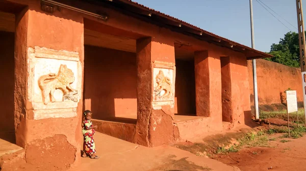 Utsikt til kongelige palasser i Abomey, Benin – stockfoto
