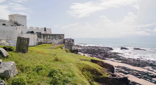 加纳埃尔米娜城堡和要塞的外部景观 — 图库照片