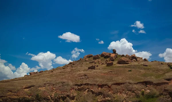 Landschaft bis andringitra mauntain range, ihosy, madagascar — Stockfoto