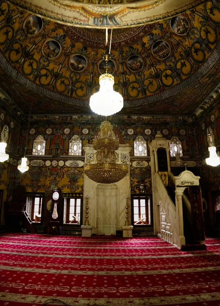 Vista interna alla Moschea Spotted Alaca Cami Kalkandelen, Macedonia del Nord — Foto Stock