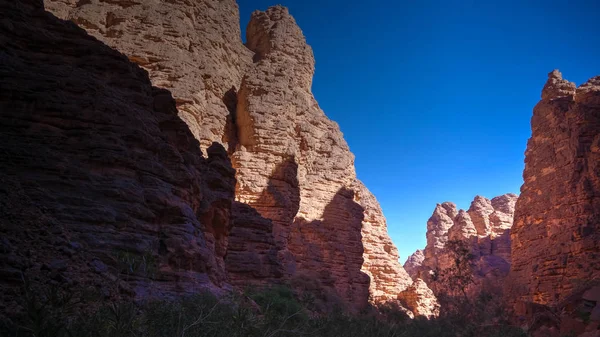 Formación de rocas Bizzare en Essendilene, Parque Nacional Tassili nAjjer, Argelia — Foto de Stock