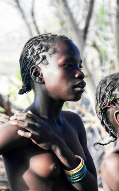 Dowayo aka Duru kabile kadın - Poli, Kamerun portresi