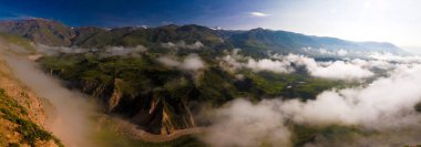 Hava panoramik Colca Canyon Tunturpay bakış açısı, Chivay, Arequipa, Peru