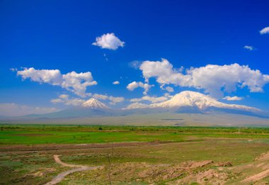 Khor Virap Manastırı'ndan Ararat dağına bakış, Ermenistan