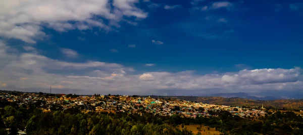 Antenowe panoramiczny widok na stare miasto Harar aka jugol, Etiopia — Zdjęcie stockowe