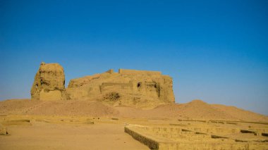Batı Deffufa tapınağına bakış,Kerma, Nubia, Sudan