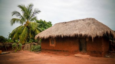 Ewe aka gen insanlar woodoo köyü. Anfoin, Togo