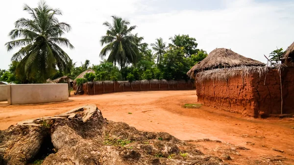 Woodoo Village of Ewe aka Gen people. Anfoin, Togo — Photo