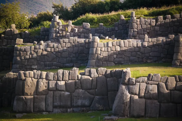 Vista al sitio del Patrimonio Mundial de la UNESCO Sacsayhuaman, Cusco, Perú — Foto de Stock