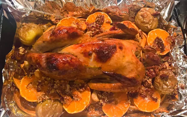 oven baked Guinea fowl aka Italian Christmas dish, Moscow, Russia