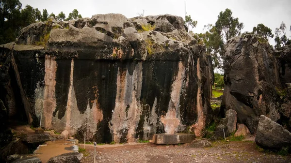 秘鲁库斯科的金科或肯科考古遗址景观 — 图库照片