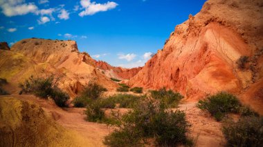 Ukrayna aka Fairytale Kanyon,: Issyk-Kul, Kyrgyzstan Panoraması