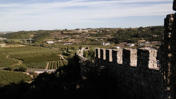 Cityscape vista Obidos città vecchia Portogallo — Foto Stock