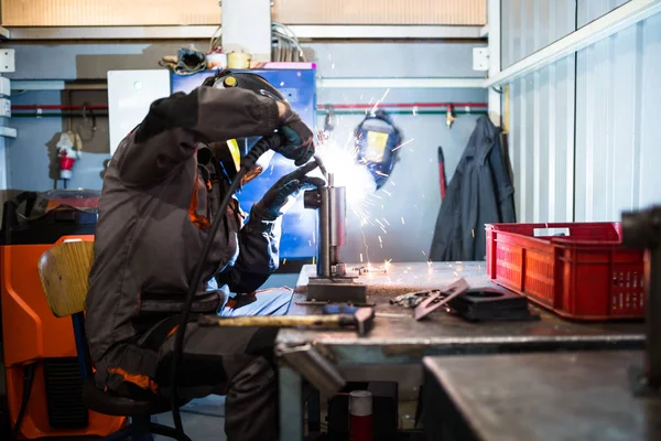 Métallurgie Industrie Lourde Usine Pour Production Poêles Granulés Lourds Chaudières — Photo