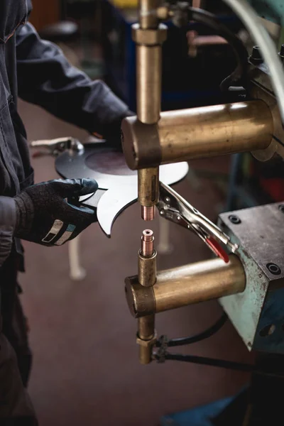 Metallurgi Tung Industri Fabrik För Tillverkning Tunga Pelletskaminer Och Pannor — Stockfoto